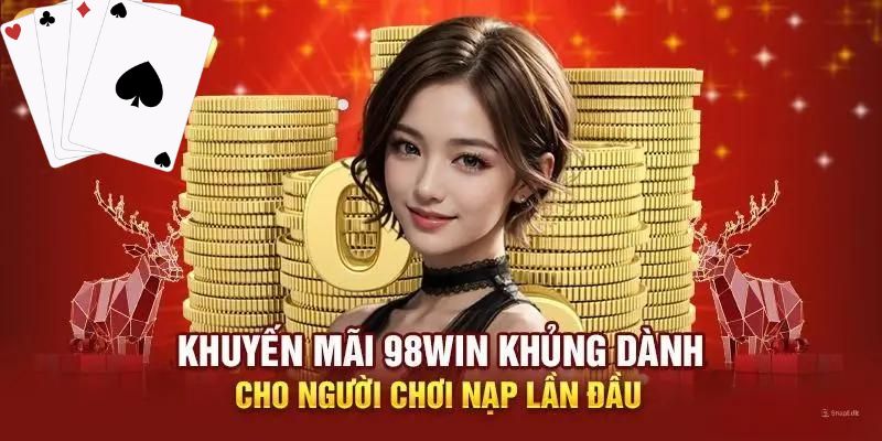 Anh em lần đầu đặt cược 98Win cũng được nhận khuyến mãi